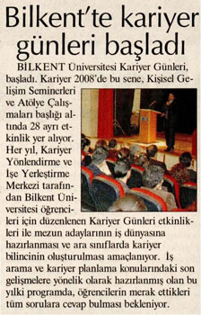 bilkent'te kariyer gnleri balad