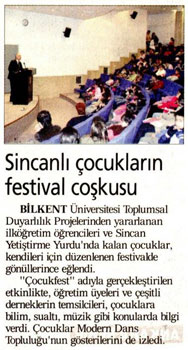 sincanl ocuklarn festival cokusu