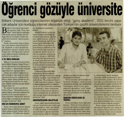 Bilkent’e Anlaml Ödül 